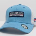 GORRA MALLA COSTA RICA SERIE CR MTB CELESTE