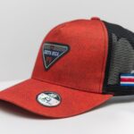 GORRA MALLA COSTA RICA SERIE CR MTB ROJA